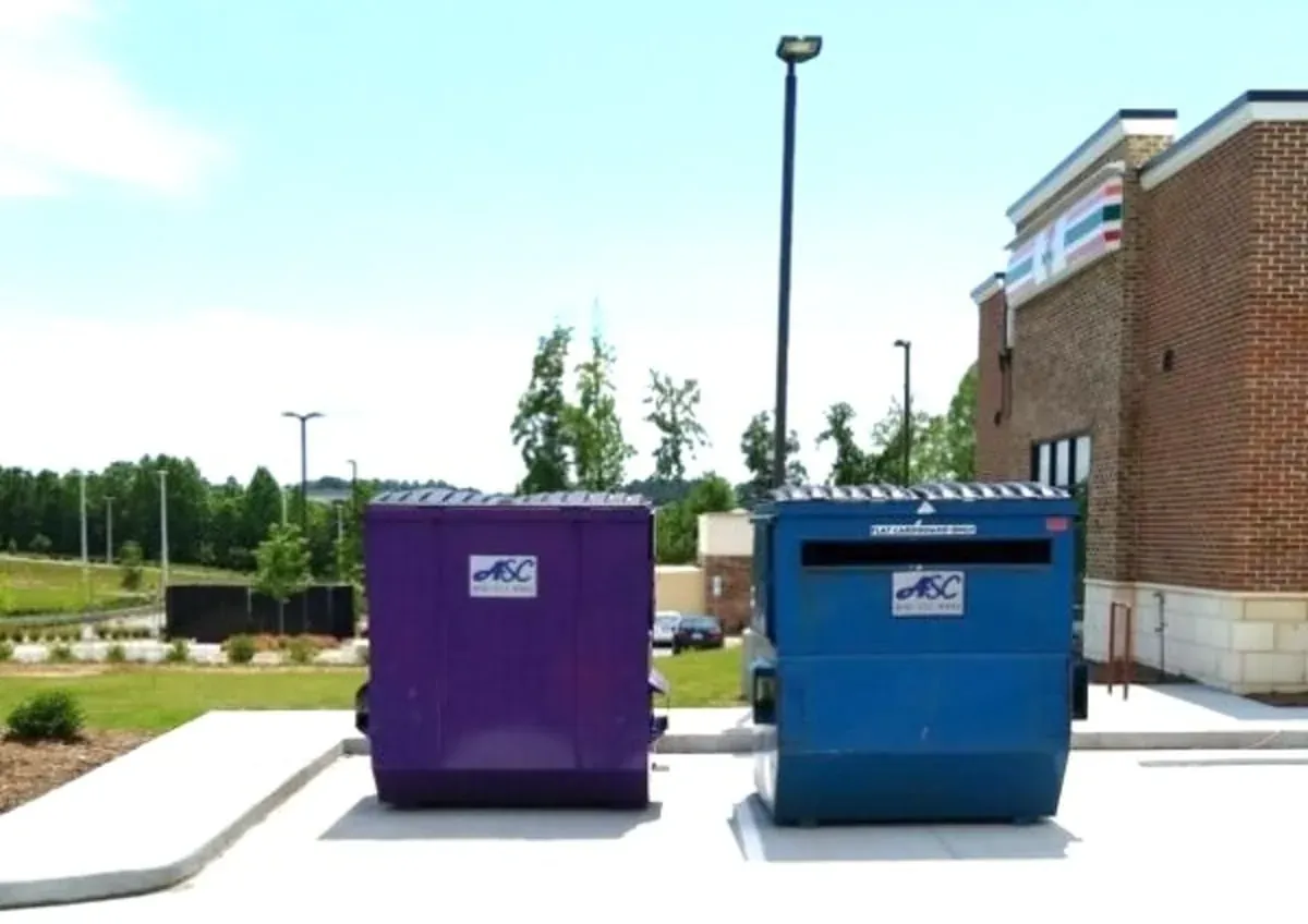 Two Dumpsters